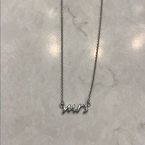 Kate Spade “mrs” Necklace